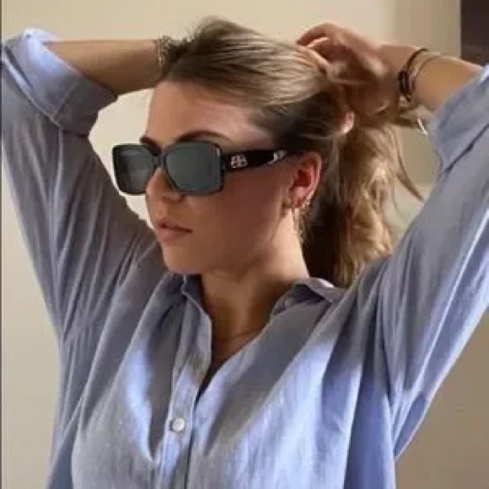 Newest style NEW Balenciaga Sunglasses BB0048S 001 - Picture 4 of 7